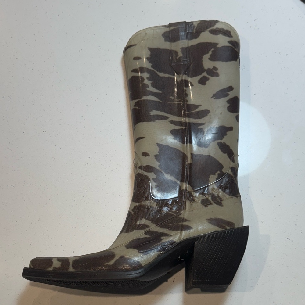 Donald J. Pliner Brown and Tan Women's All Weather/Rain Boots